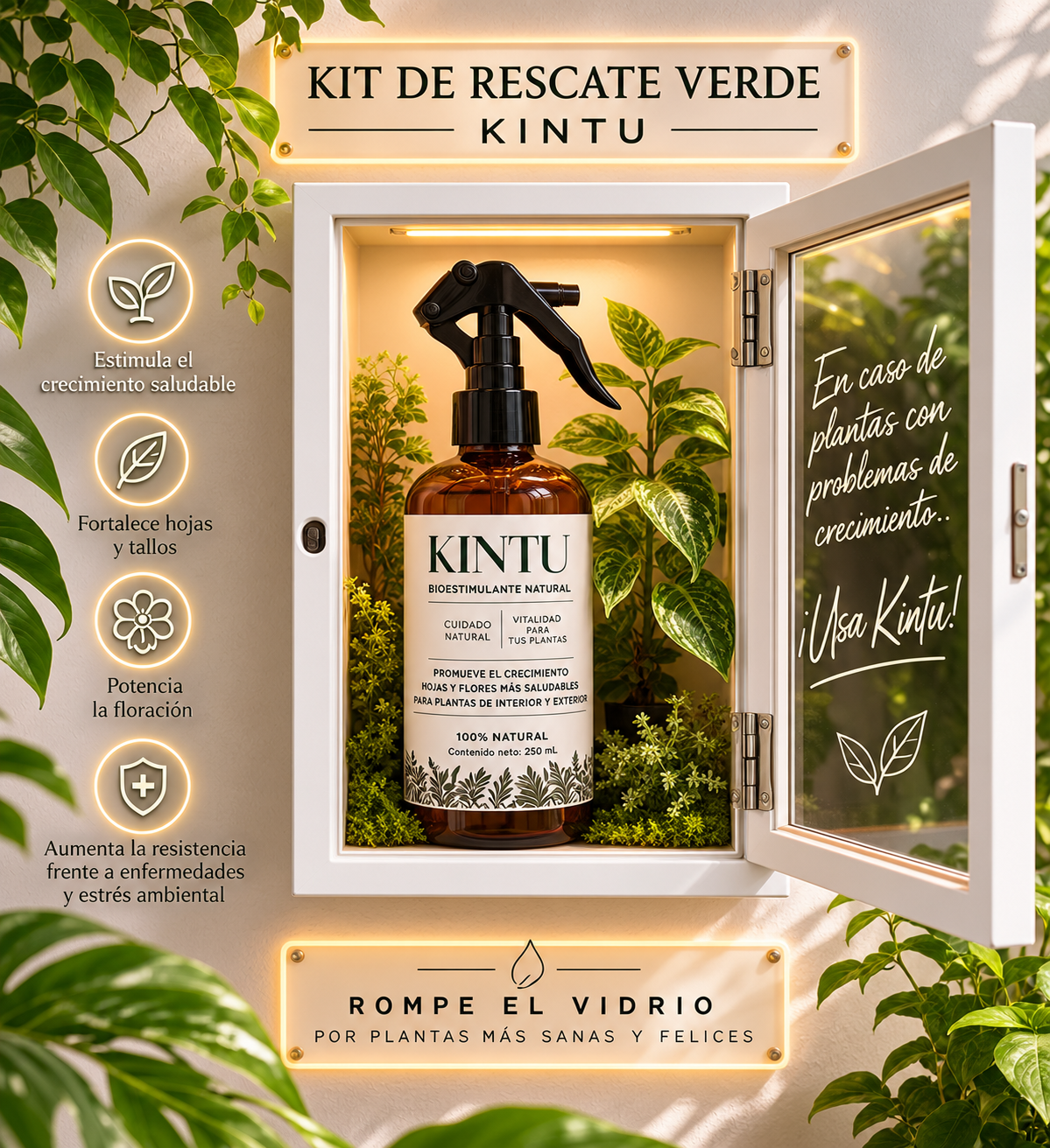 Bioestimulante natural para plantas 250 ml